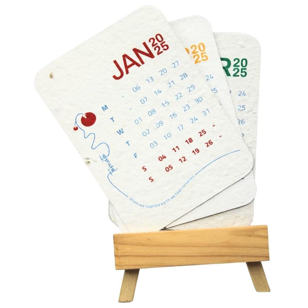 Calendar with Plantable Seed Paper